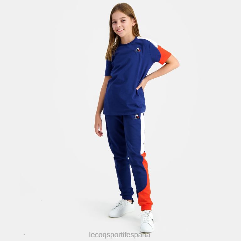 Le Coq Sportif camiseta azul niños TD866651 ropa