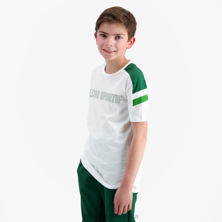Le Coq Sportif camiseta blanca niños TD866382 ropa