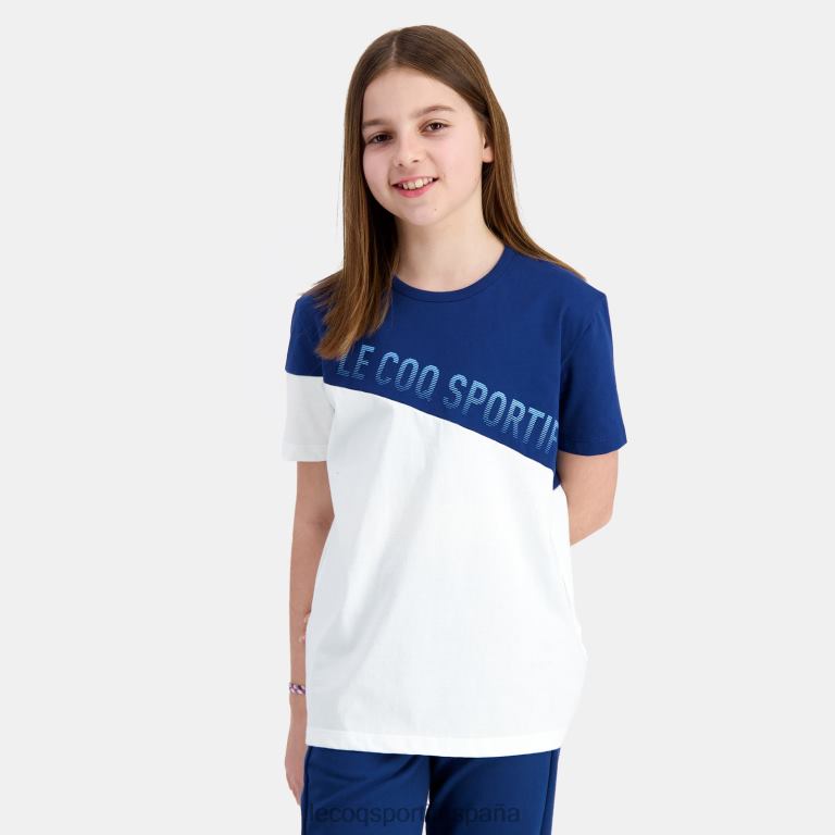 Le Coq Sportif camiseta blanca niños TD866387 ropa