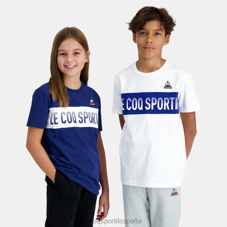 Le Coq Sportif camiseta blanca niños TD866646 ropa