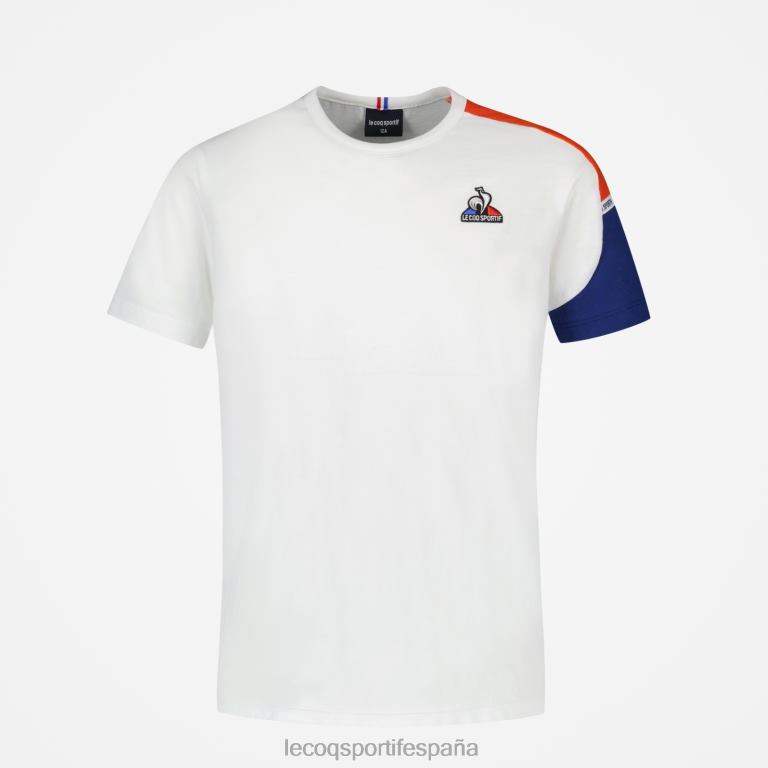 Le Coq Sportif camiseta blanca niños TD866649 ropa