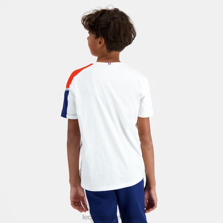 Le Coq Sportif camiseta blanca niños TD866649 ropa