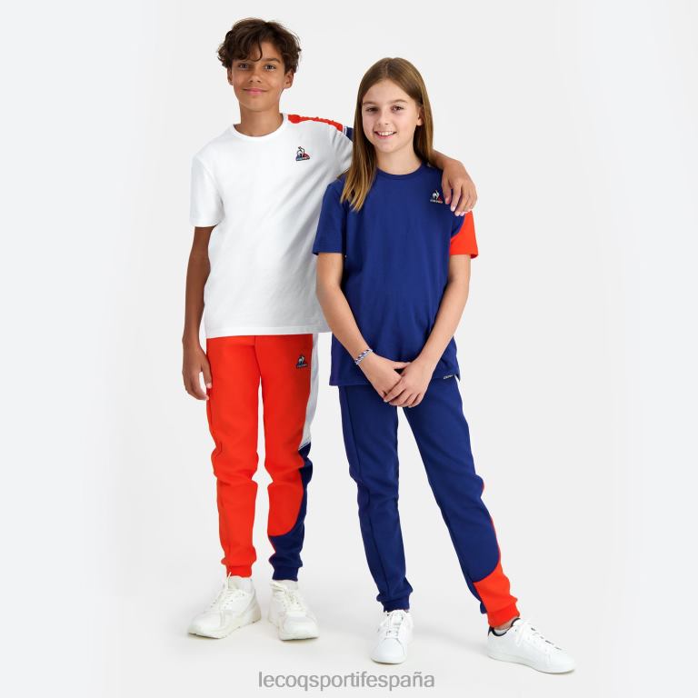 Le Coq Sportif camiseta blanca niños TD866649 ropa