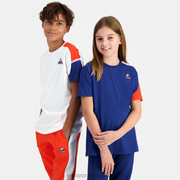 Le Coq Sportif camiseta blanca niños TD866649 ropa