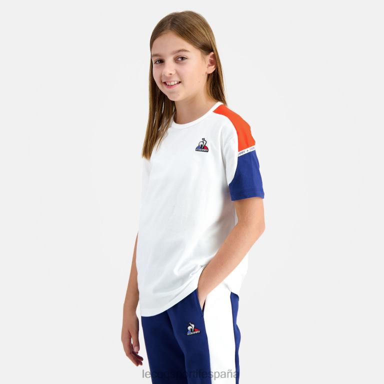 Le Coq Sportif camiseta blanca niños TD866649 ropa