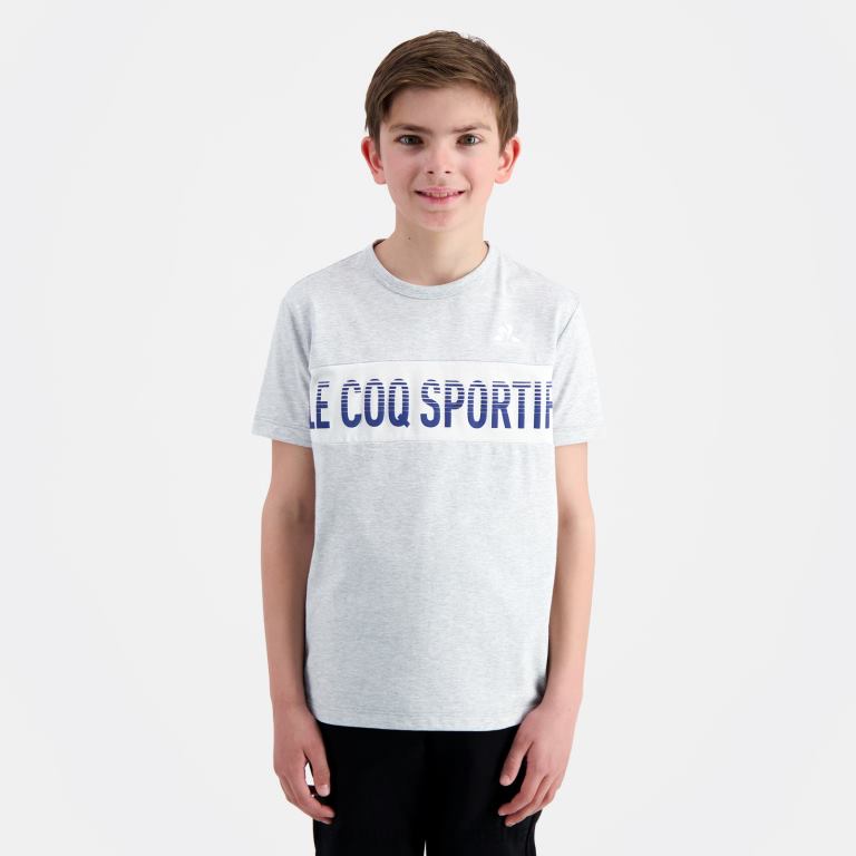 Le Coq Sportif camiseta gris niños TD866378 ropa