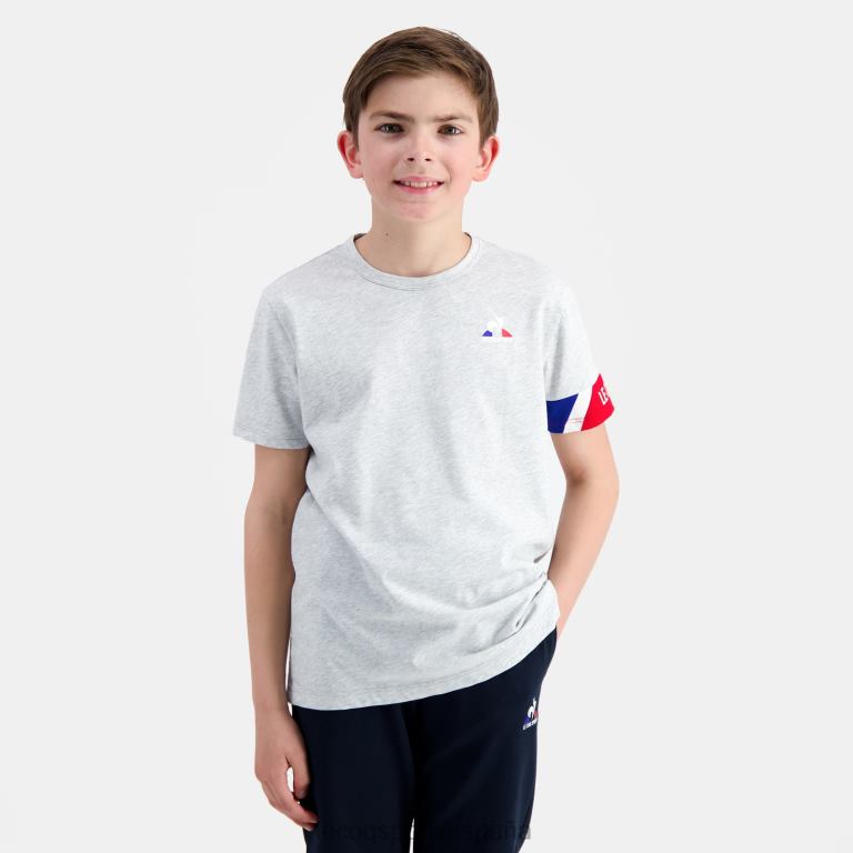 Le Coq Sportif camiseta gris niños TD866384 ropa