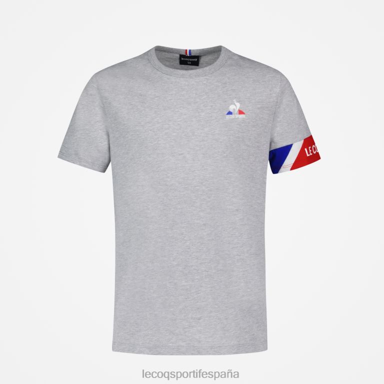 Le Coq Sportif camiseta gris niños TD866384 ropa
