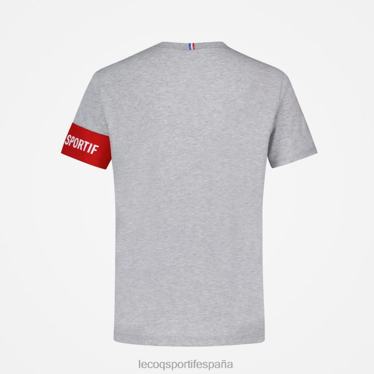 Le Coq Sportif camiseta gris niños TD866384 ropa
