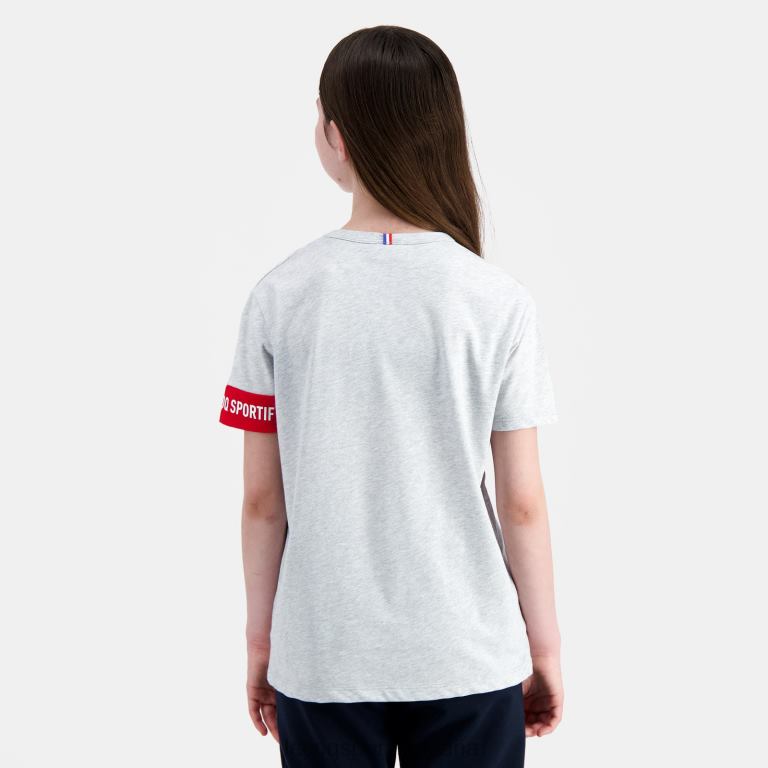 Le Coq Sportif camiseta gris niños TD866384 ropa