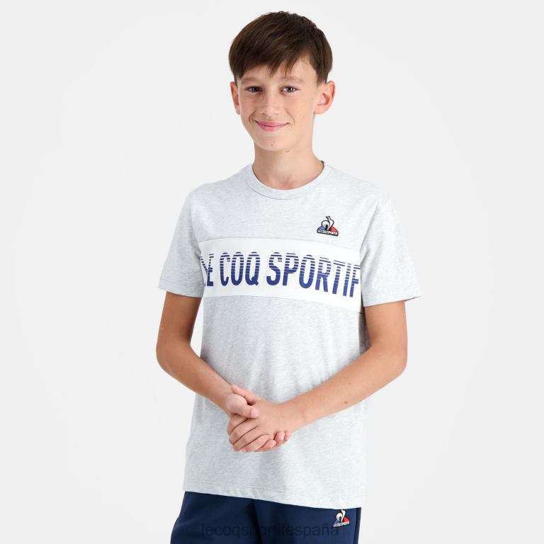 Le Coq Sportif camiseta gris niños TD866640 ropa