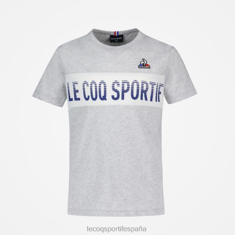 Le Coq Sportif camiseta gris niños TD866640 ropa