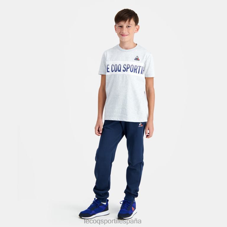 Le Coq Sportif camiseta gris niños TD866640 ropa