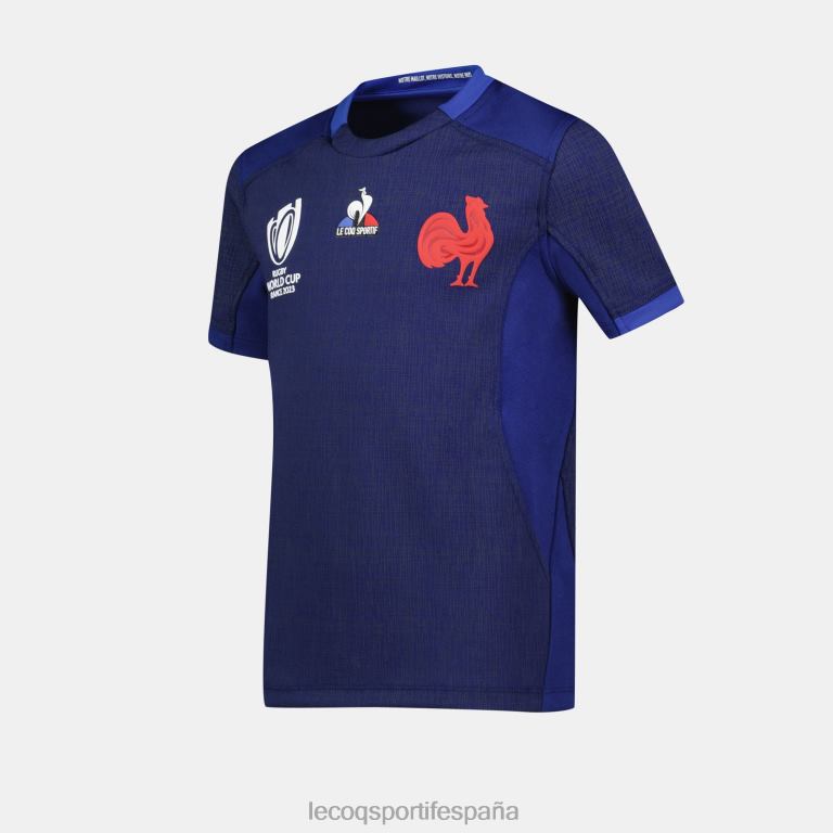 Le Coq Sportif réplica camiseta xv de france - copa del mundo de rugby 2023 azul niños TD866694 ropa