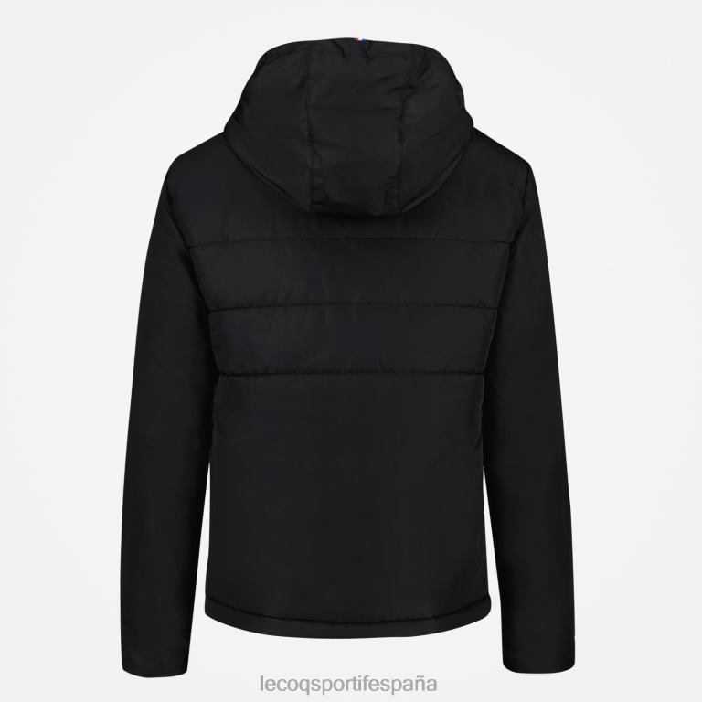 Le Coq Sportif chaqueta negra niños TD866658 ropa