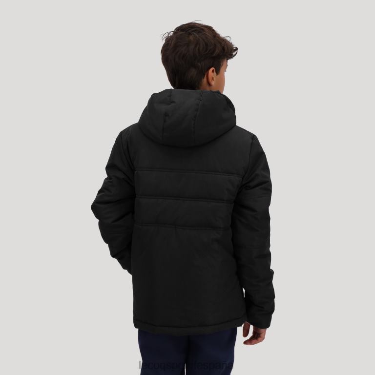 Le Coq Sportif chaqueta negra niños TD866658 ropa