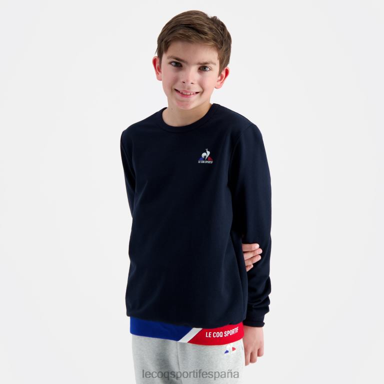 Le Coq Sportif sudadera azul niños TD866394 ropa