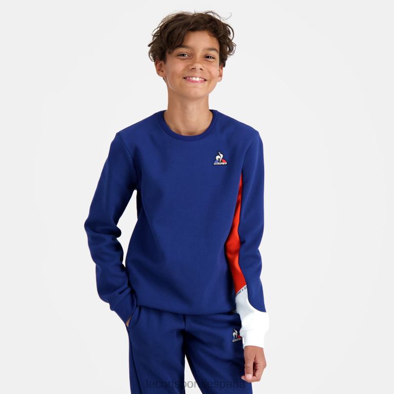 Le Coq Sportif sudadera azul niños TD866648 ropa