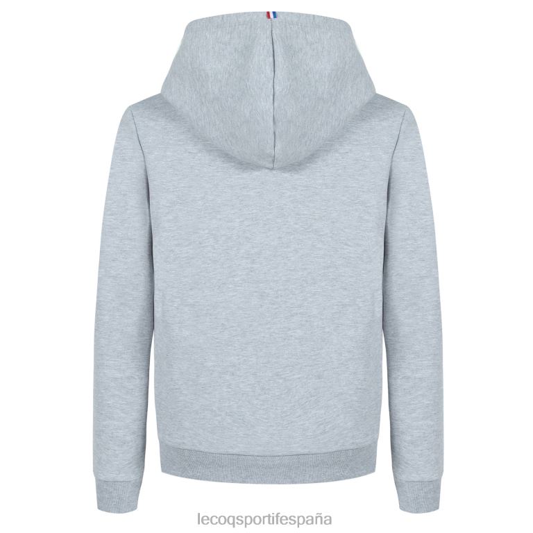 Le Coq Sportif sudadera con capucha gris niños TD866669 ropa