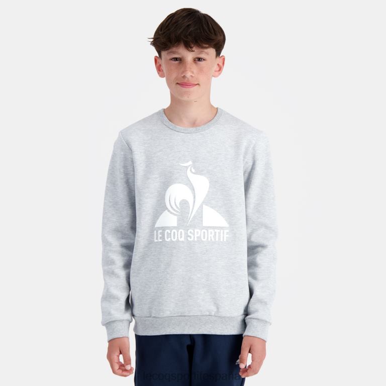 Le Coq Sportif sudadera gris niños TD866397 ropa