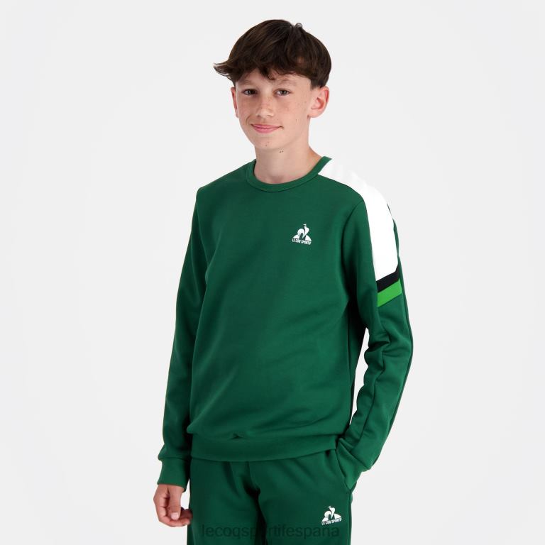 Le Coq Sportif sudadera verde niños TD866392 ropa