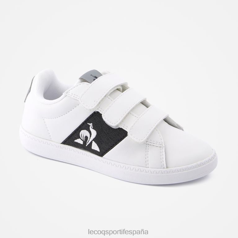 Le Coq Sportif zapato corteclassic 2 tonos blanco niños TD866686 zapatos