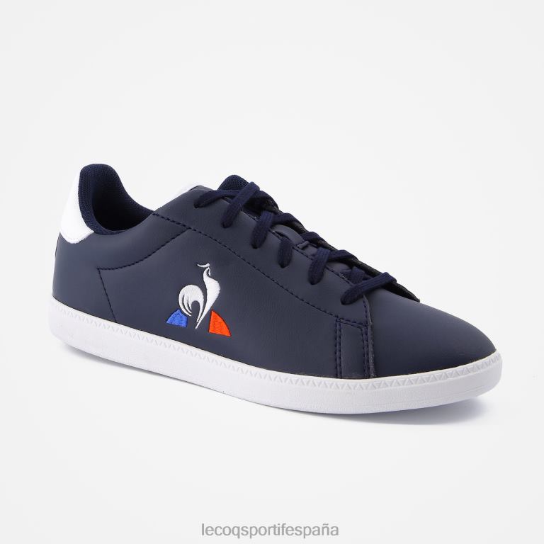 Le Coq Sportif zapato cancha junior azul niños TD866688 zapatos